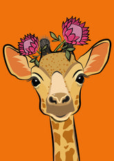Giraffe «Cameleopardalis» Postkarte